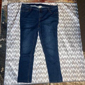 Matilda Jane Dark Wash Straight Jeans, 18